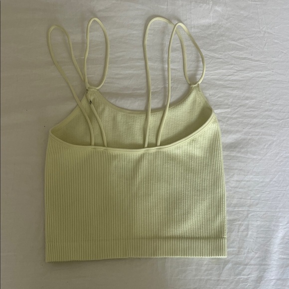 Target Light Green Ribbed Crop Top - Picture 4 of 4